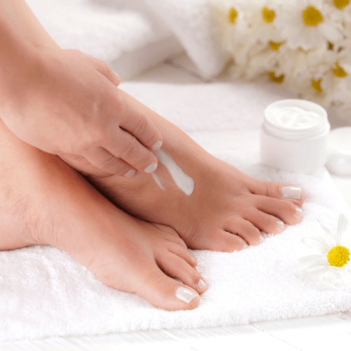 Foot Botox treatment for reducing excessive sweating in feet