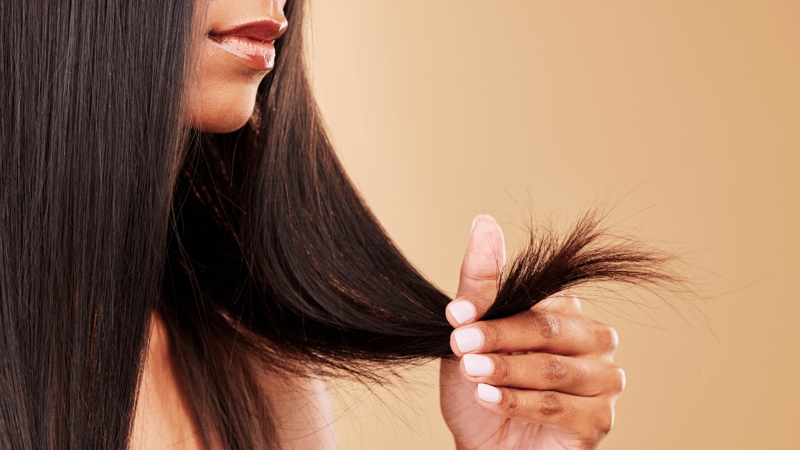 Healthy hair tips: Biotin for hair strength and repair.