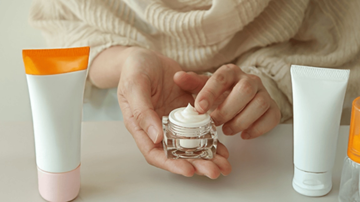 Moisturizer with SPF for healthy, hydrated skin protection.