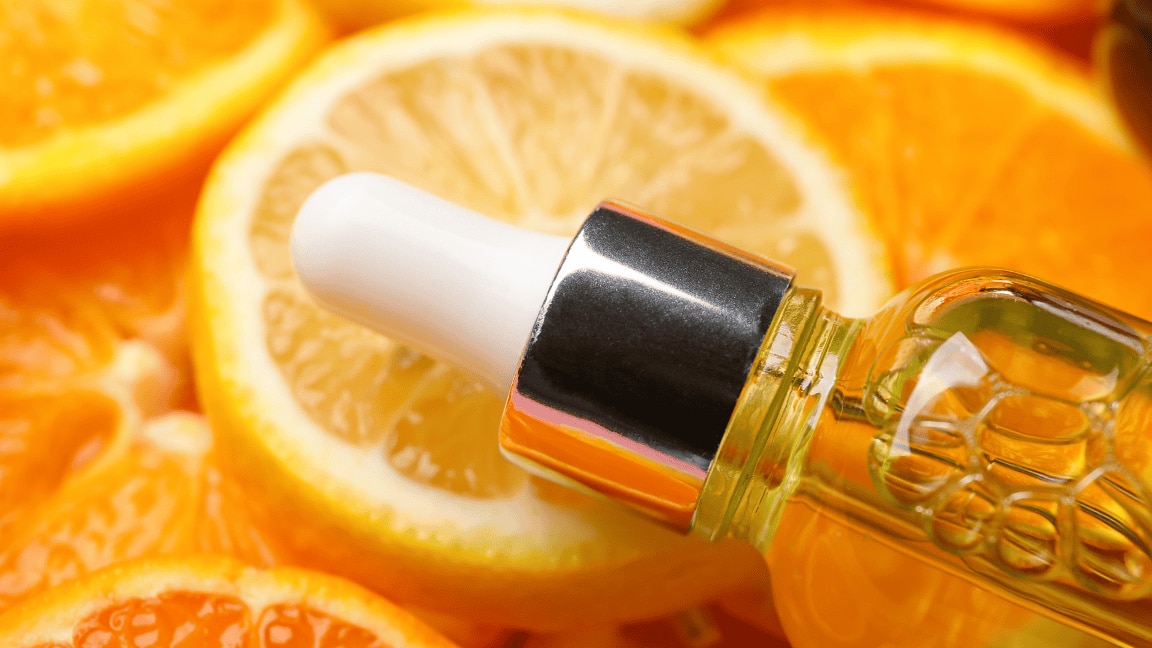 Radiant skin results with vitamin C serum for face during winter