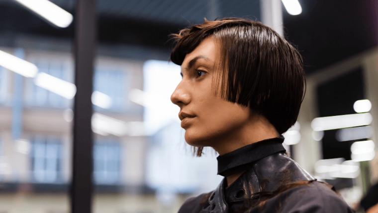 Modern bowl cut