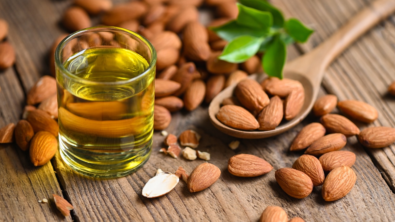 Almond oil, masoor dal pack for skin brightening