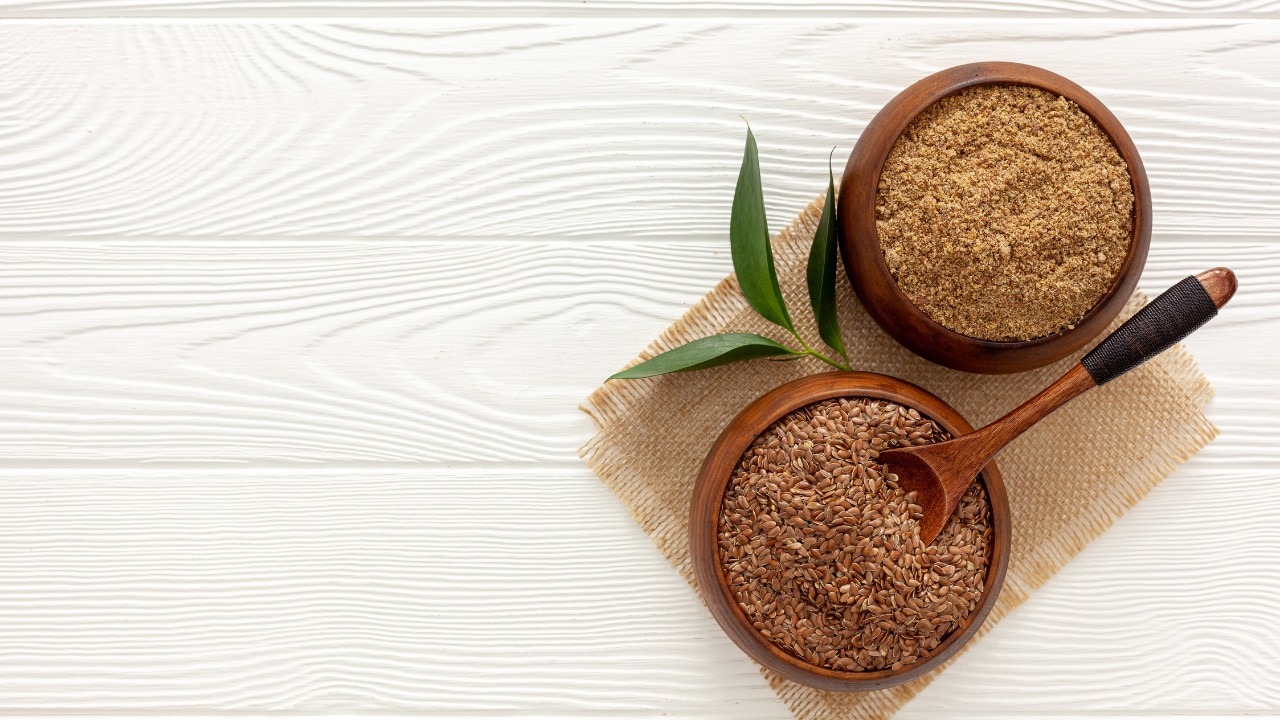 Eat raw flaxseed