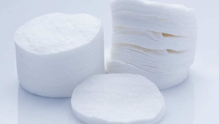 Undo the mishaps with a cotton swab or tissue