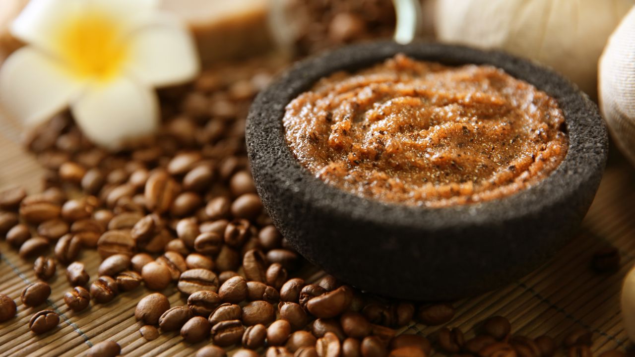 DIY face and body coffee scrubs