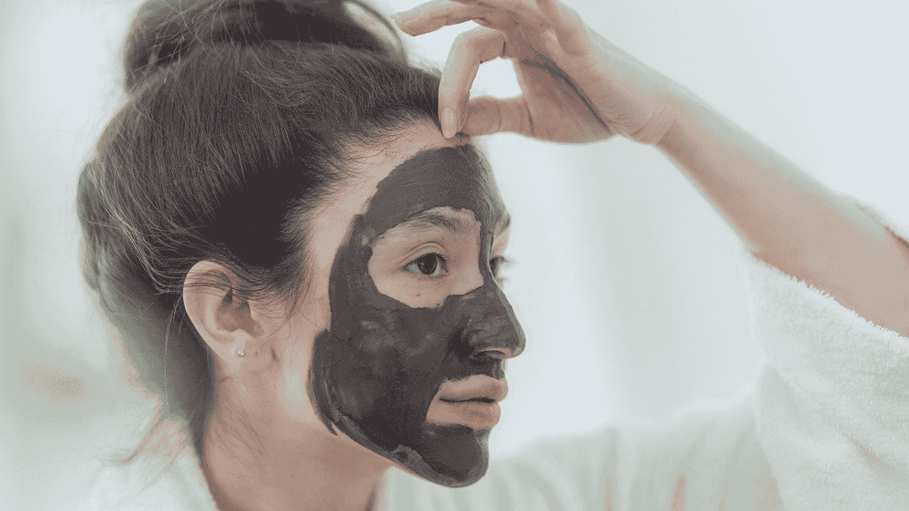 Activated charcoal exfoliates and detoxifies skin