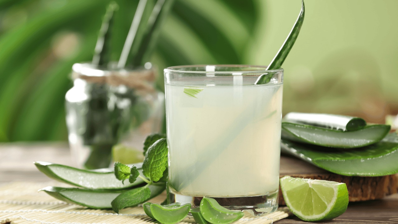 8. Aloe vera juice