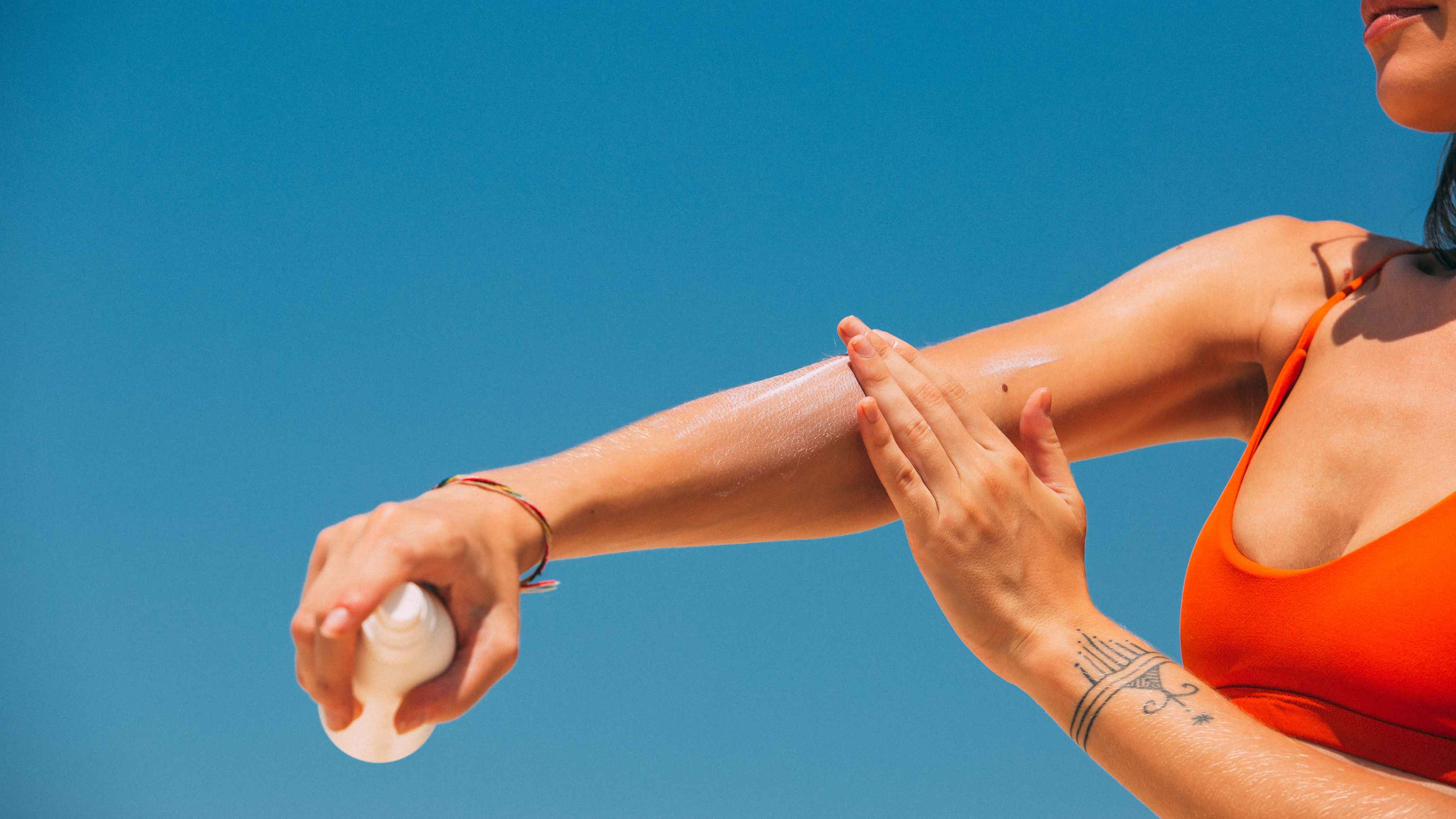 Apply waterproof sunscreen Before Swimming
