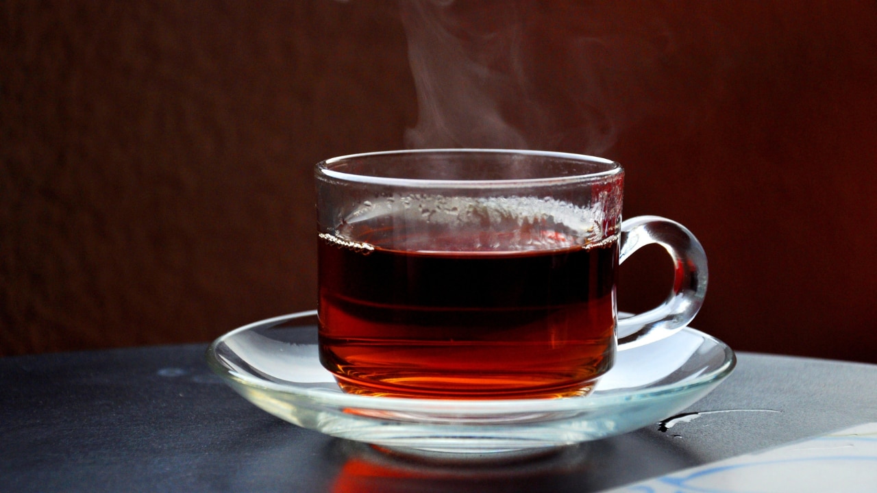 2. Black tea rinse