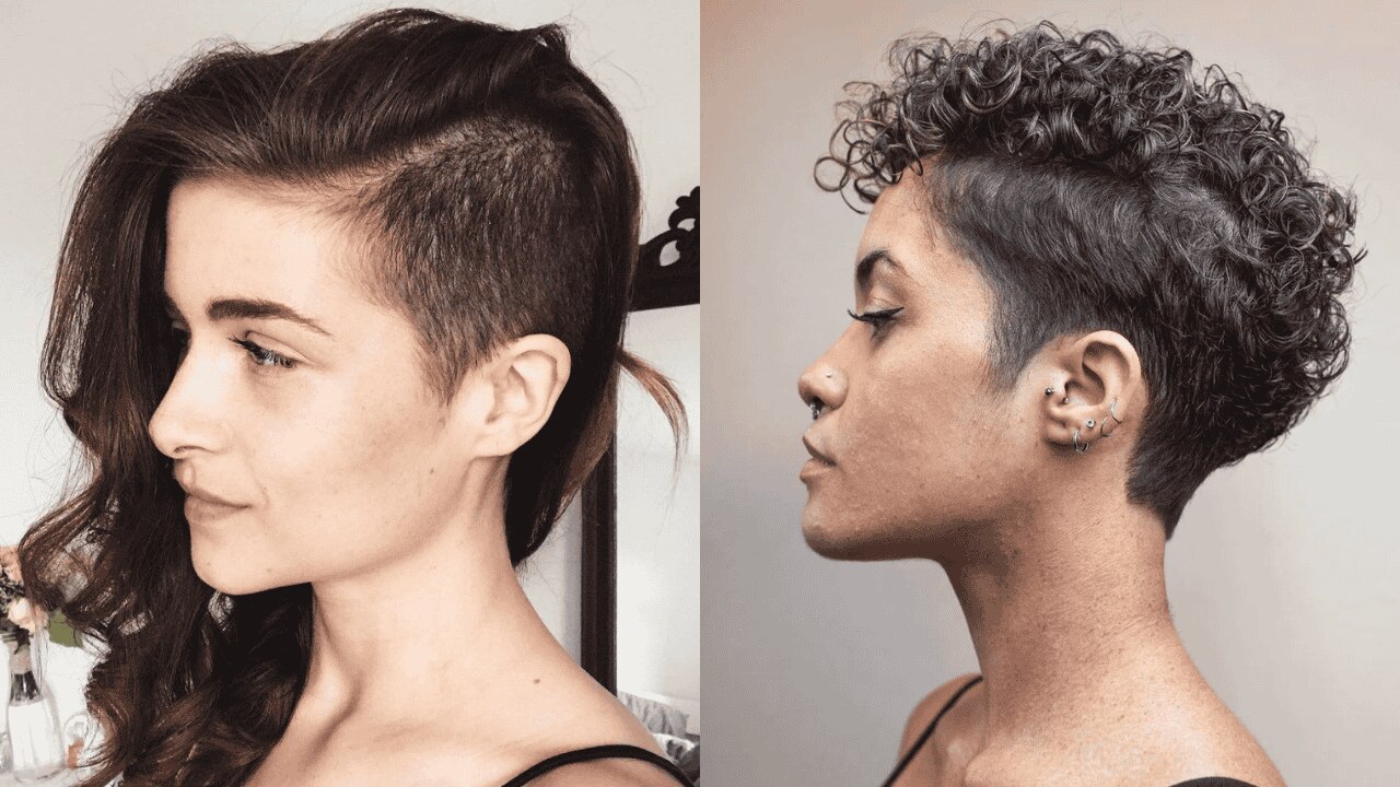 Buzz cut for curly hair