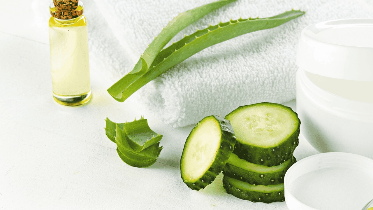 01. Aloe Vera And Cucumber Mask