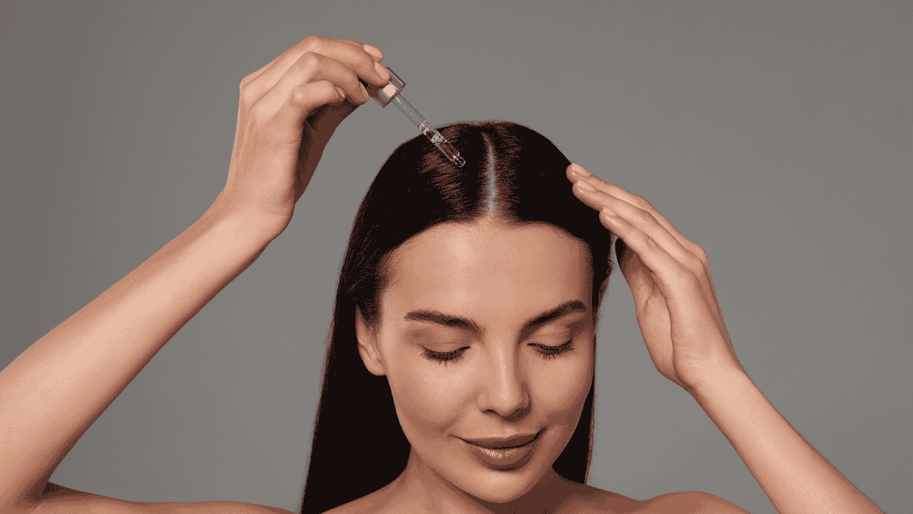 DON’T: Apply on the top of your head