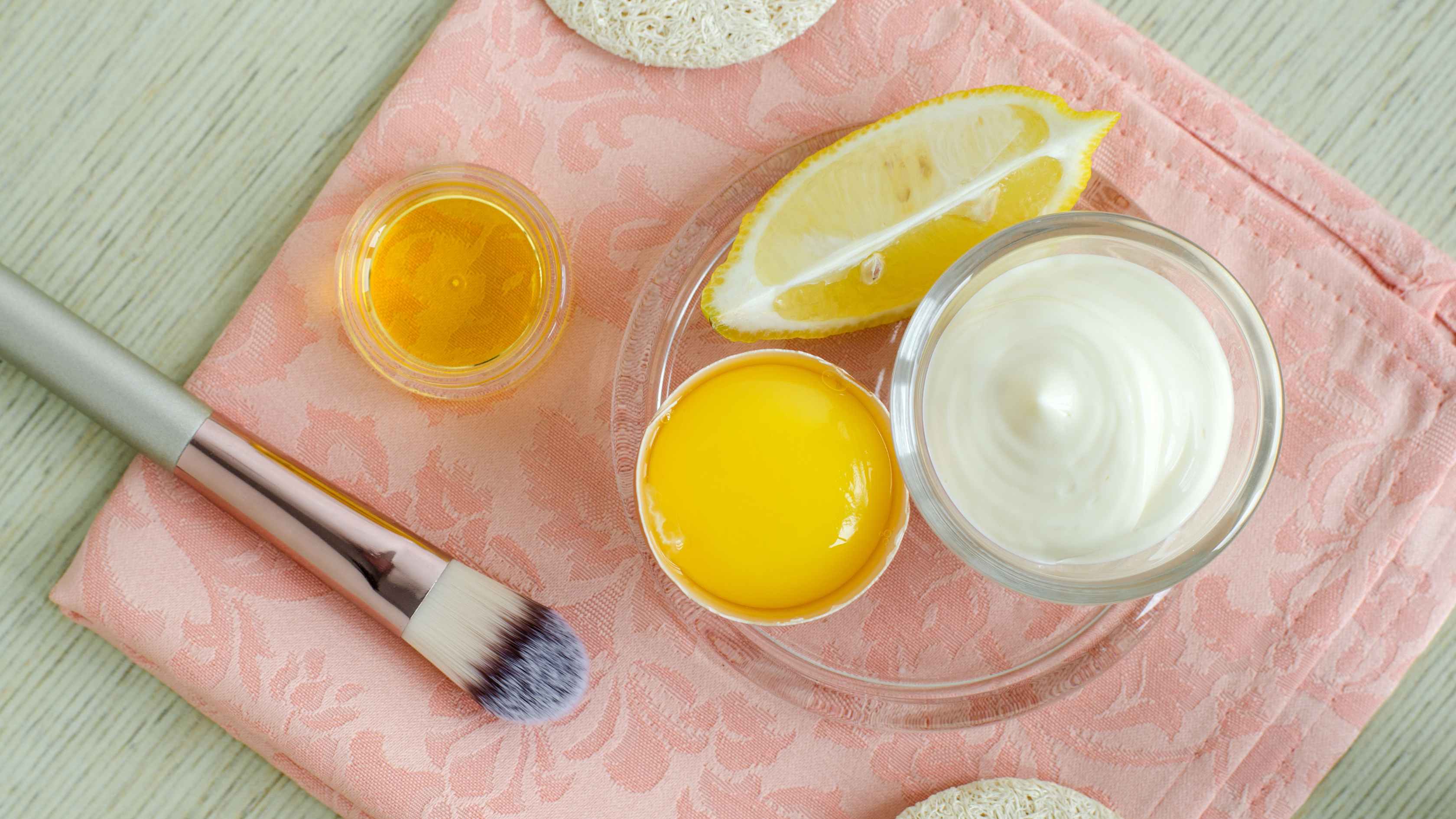 Egg and yoghurt mask