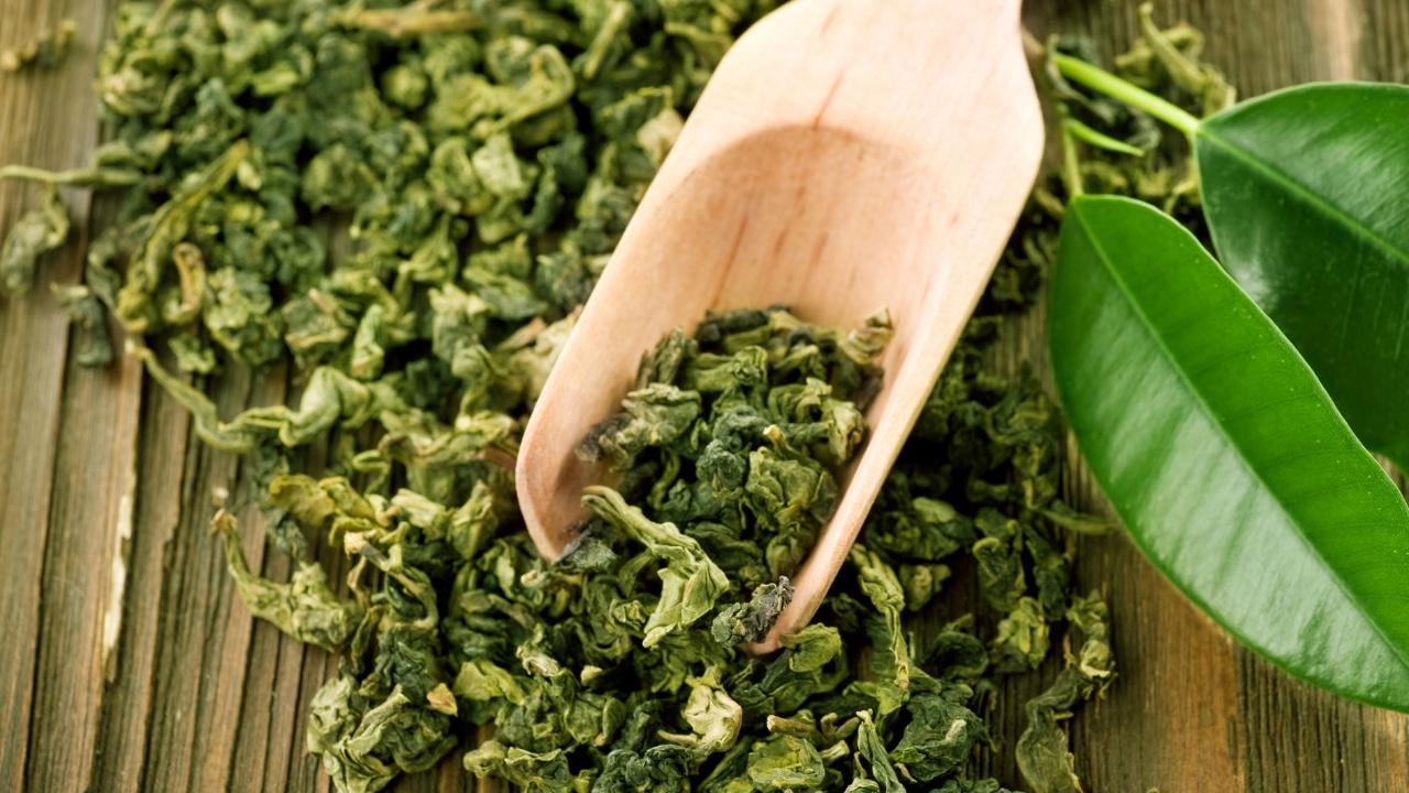 Green tea mask
