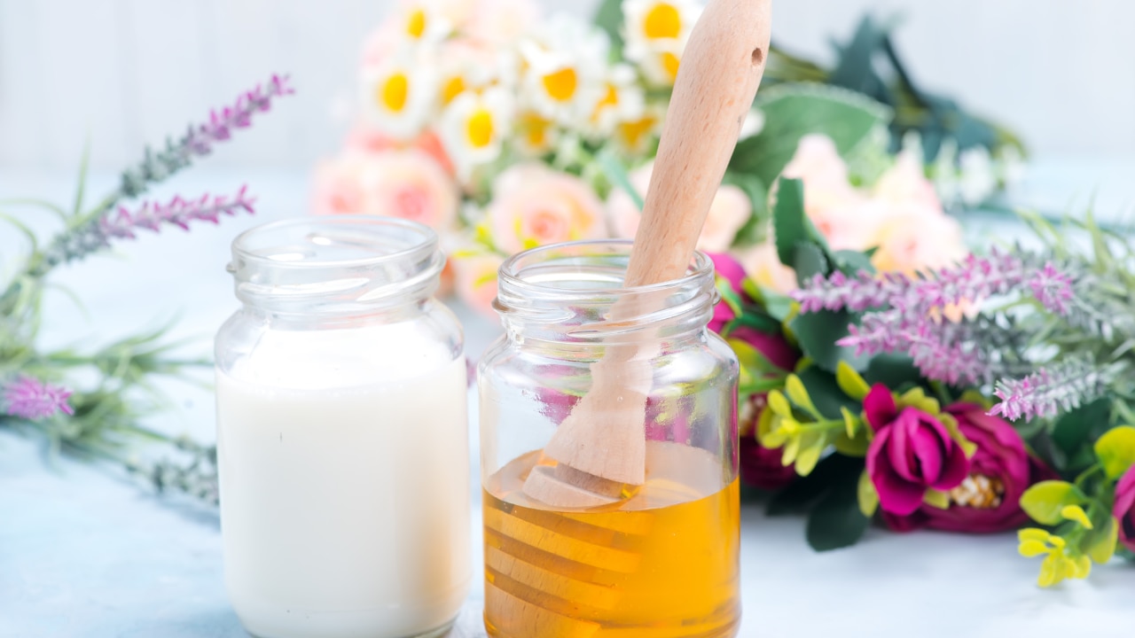 2.Milk and honey nose strip