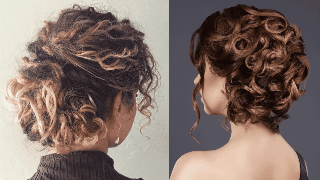 Pinned up curls