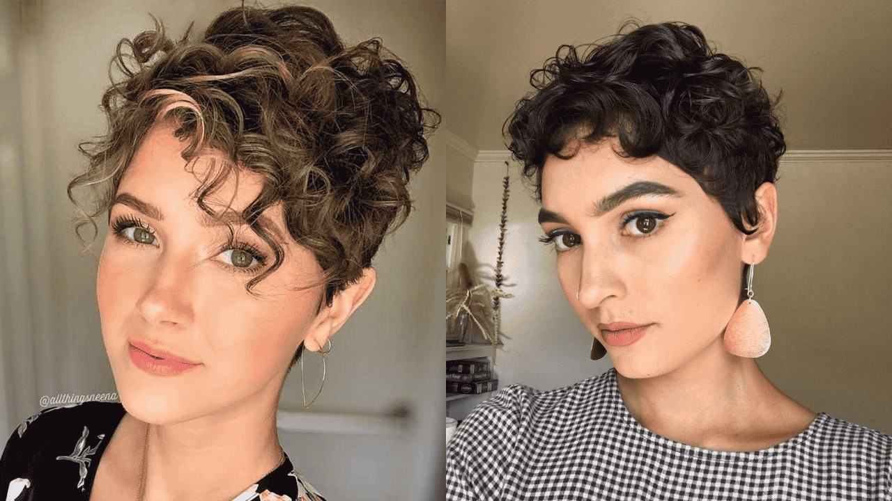 Pixie cut for curly hair