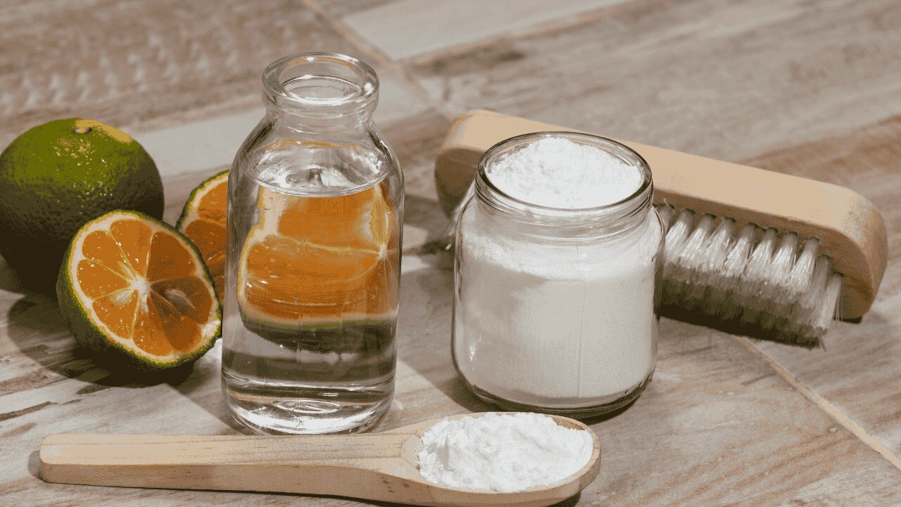 5. Rosewater and baking soda