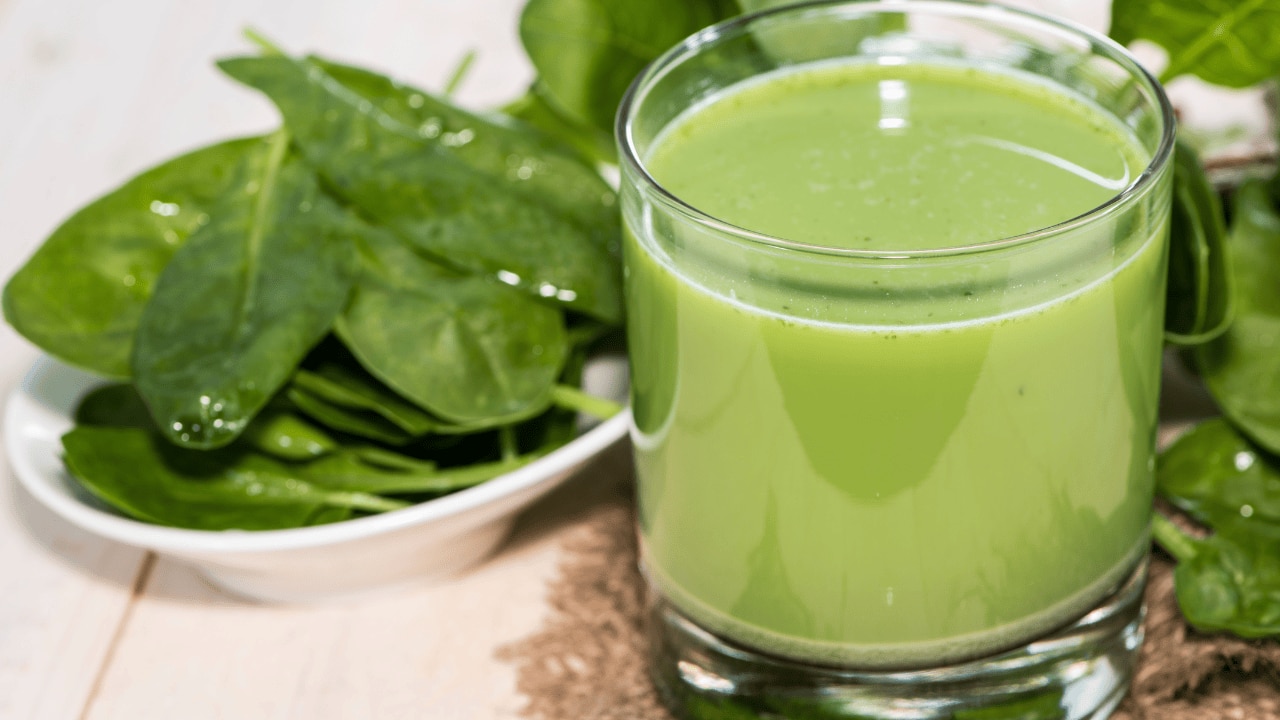 5. Spinach juice