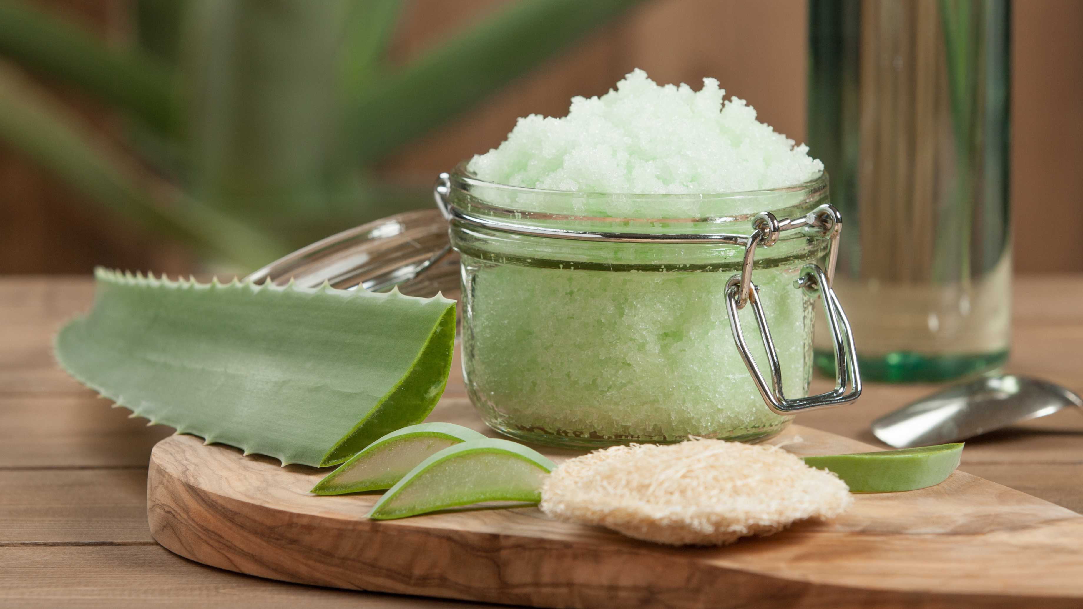 Aloe Vera and Coffee Scrub