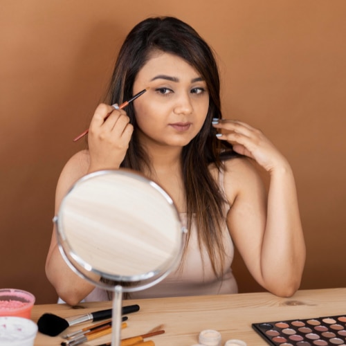  round face makeup