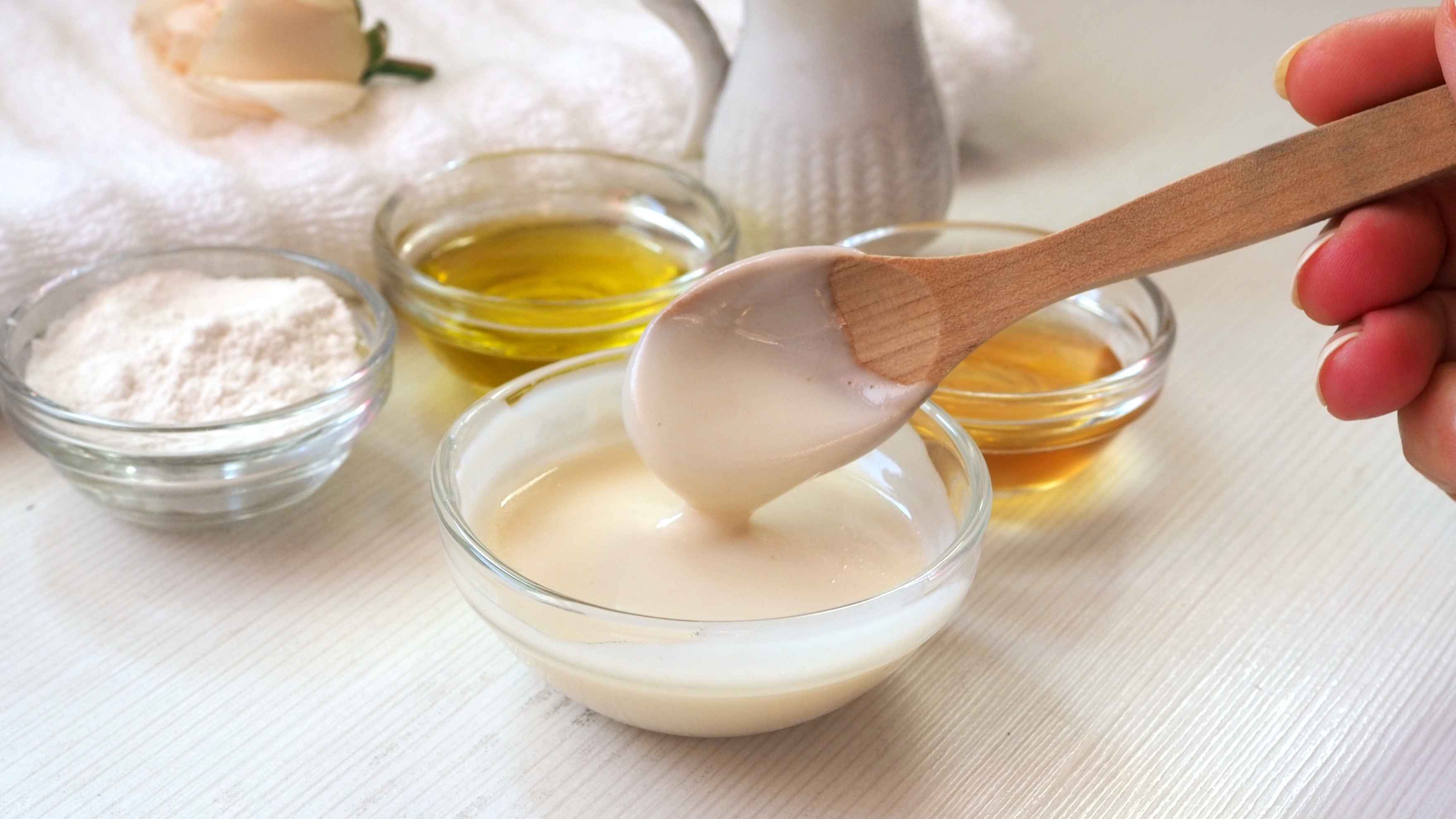 Rice Flour + Honey + Milk