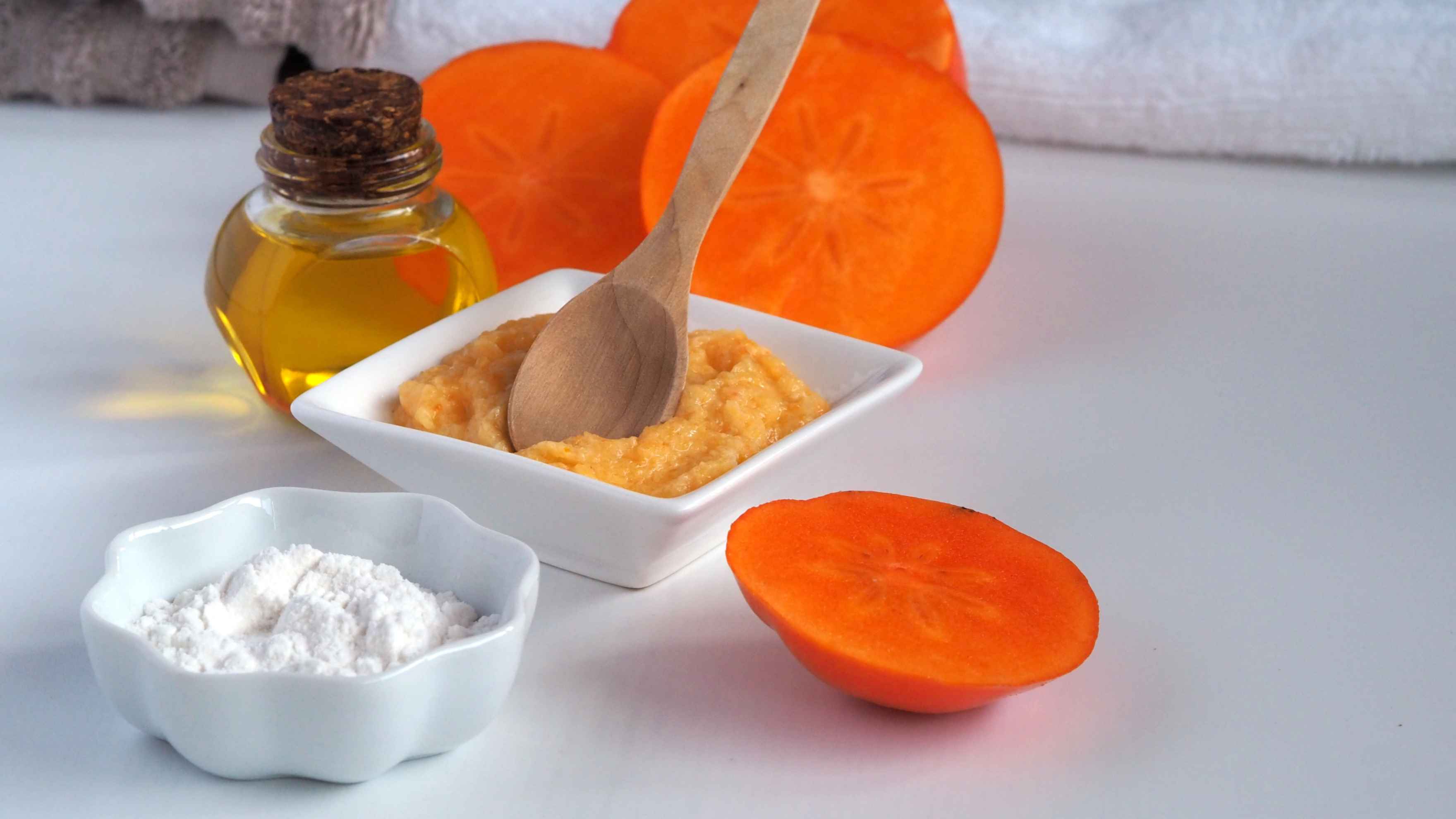Rice Flour + Orange Peel Powder + Yogurt