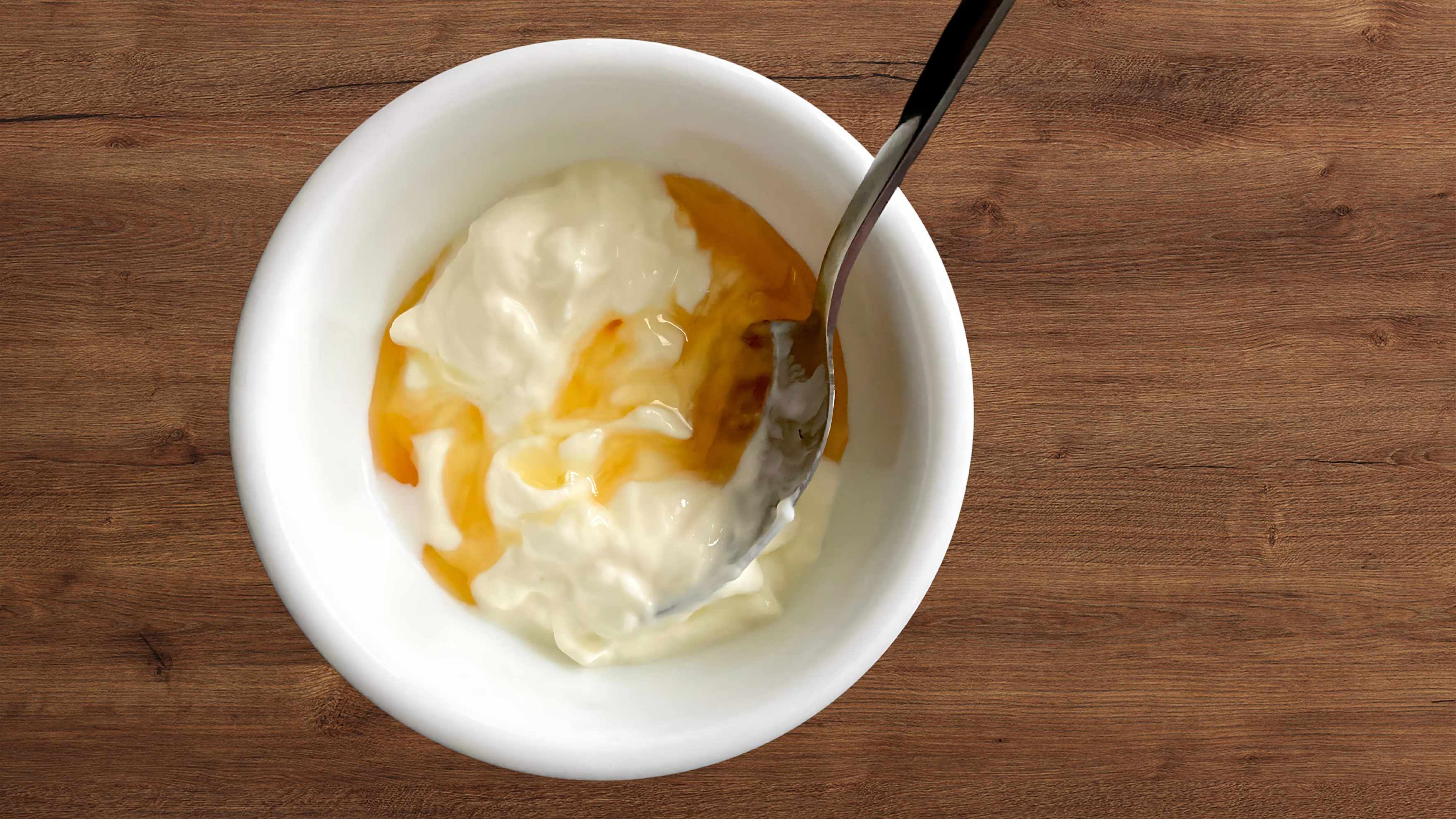 Curd + honey hair mask