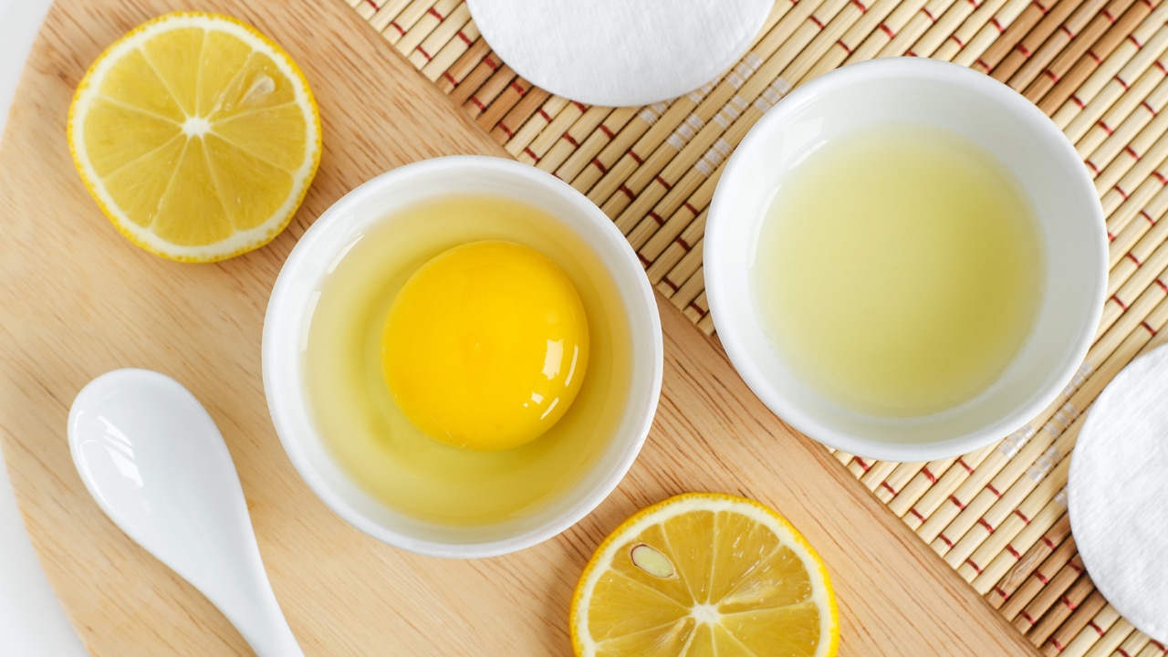 Egg and Lemon Hair Mask