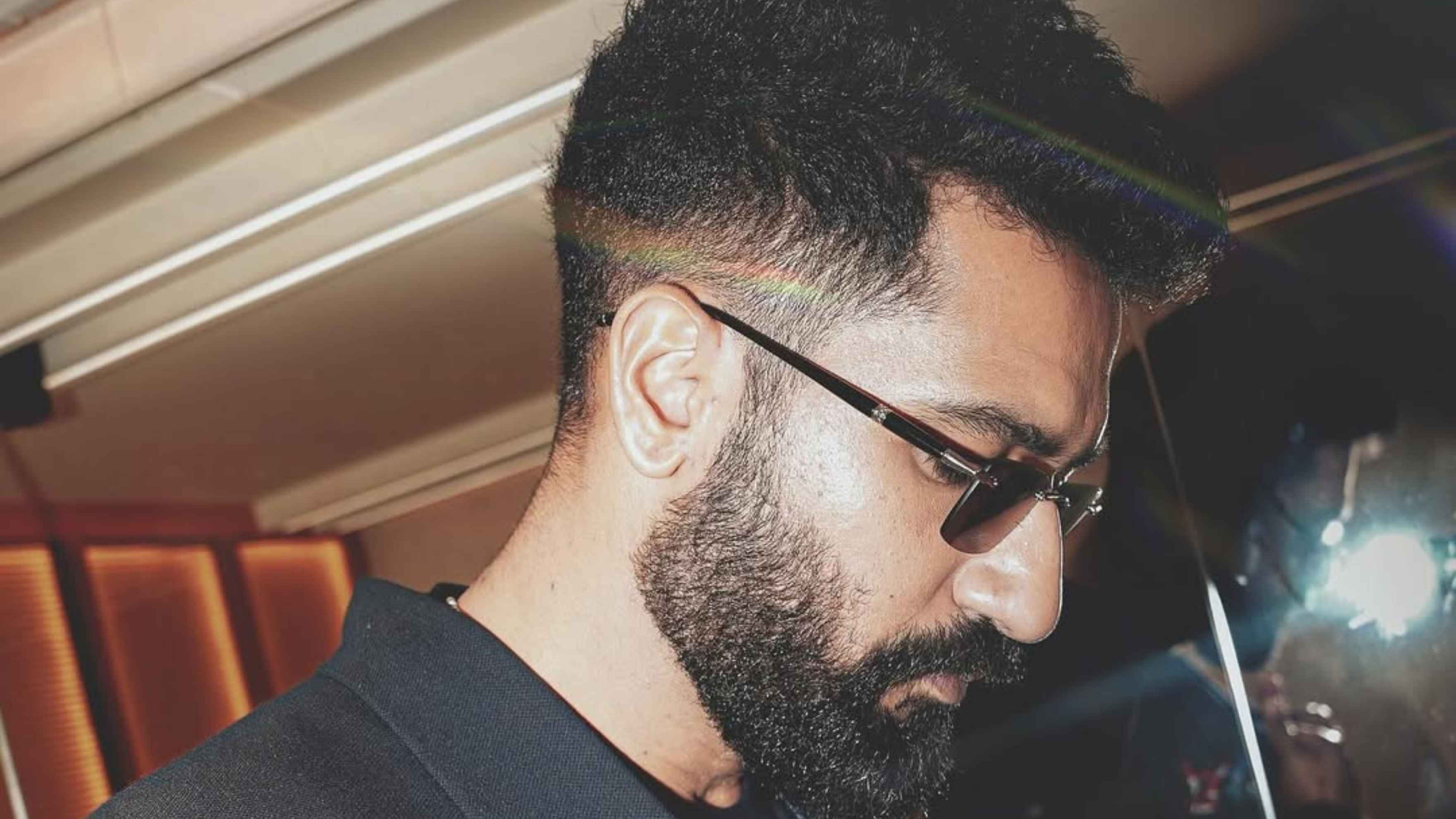 Low Fade with Messy Waves & Fringe