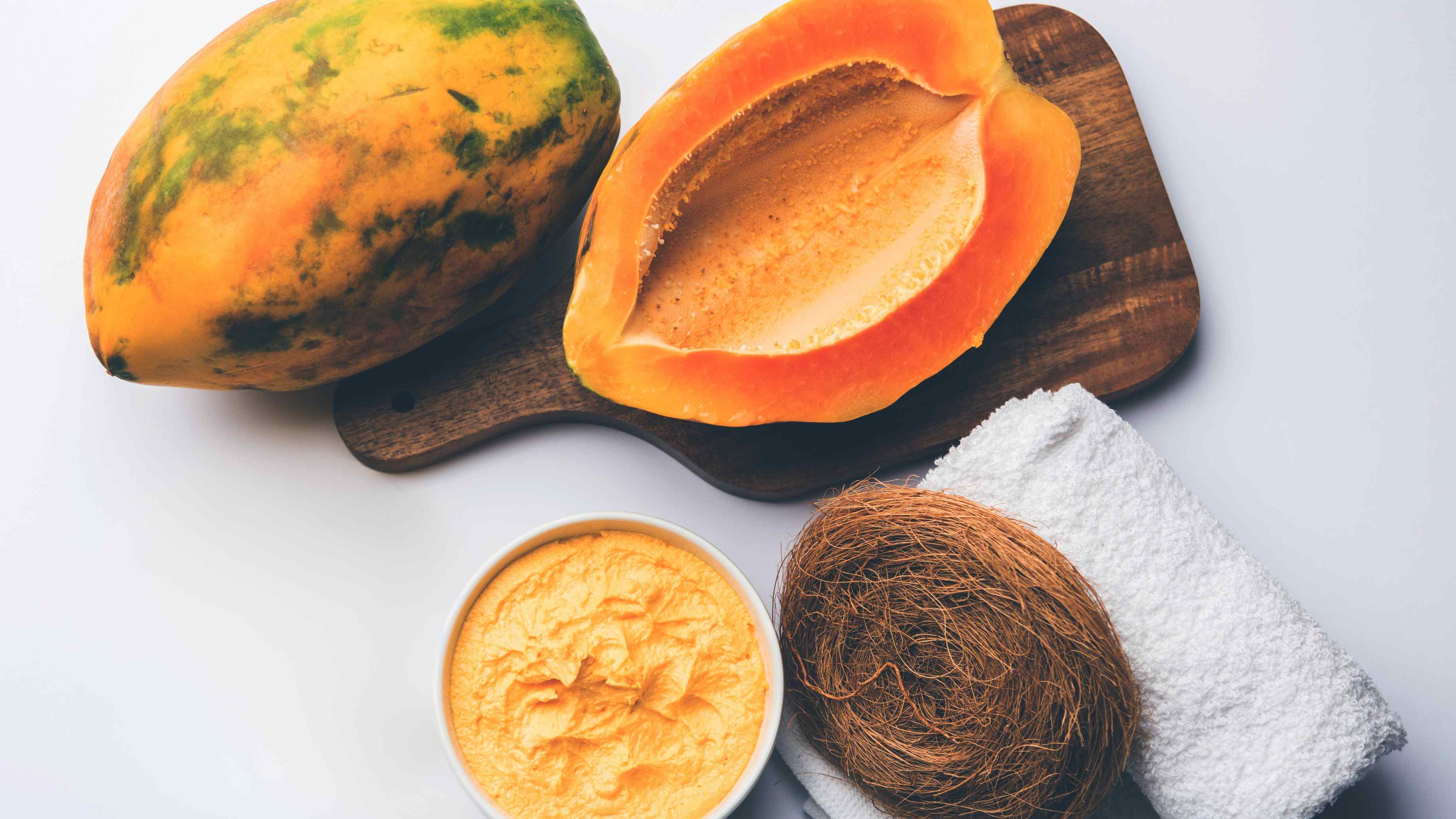 Papaya Enzyme Face Pack for Gentle Exfoliation & Glow