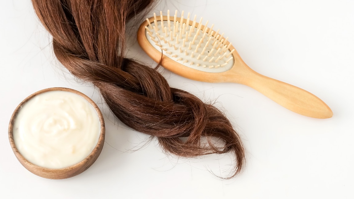 Homemade hair mask for dandruff  