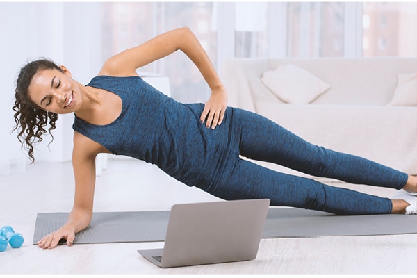 Side plank for love handles sale