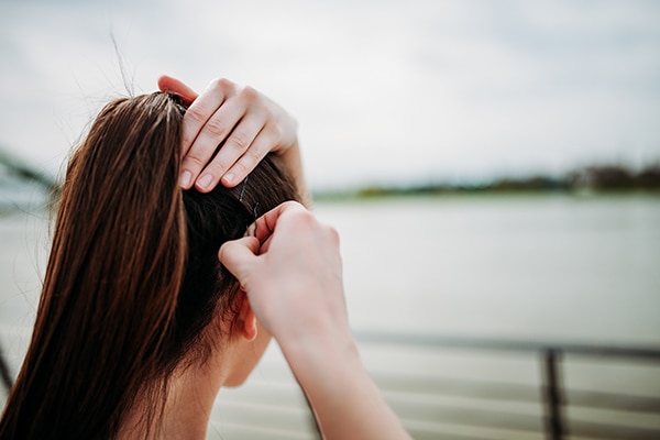 Can be used to keep your bobby pins in place