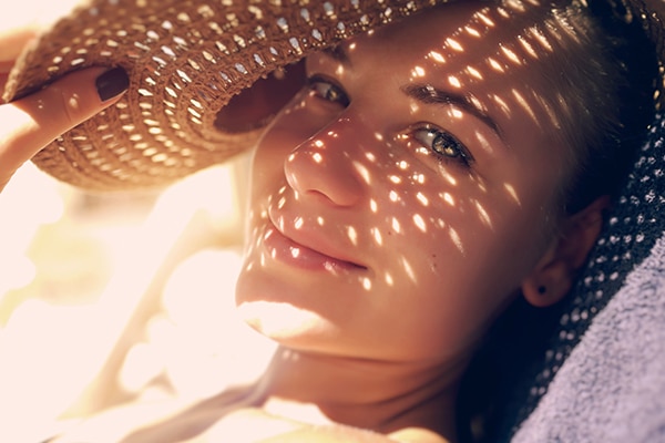 Sun damage has nothing to do with temperature