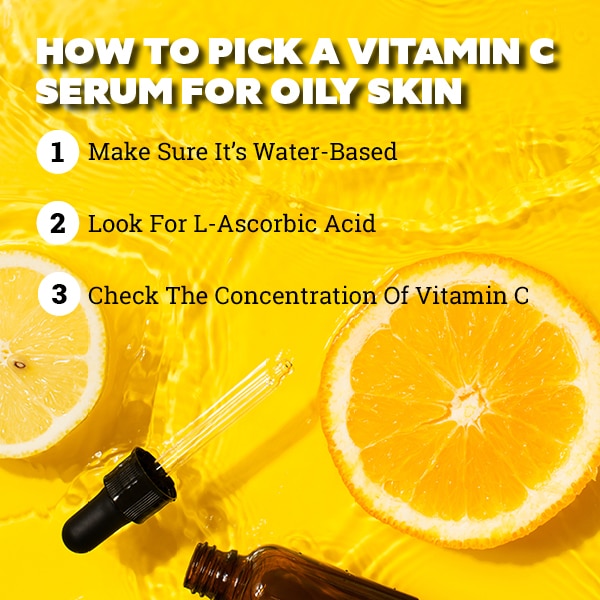 How to pick a vitamin c serum for oily skin