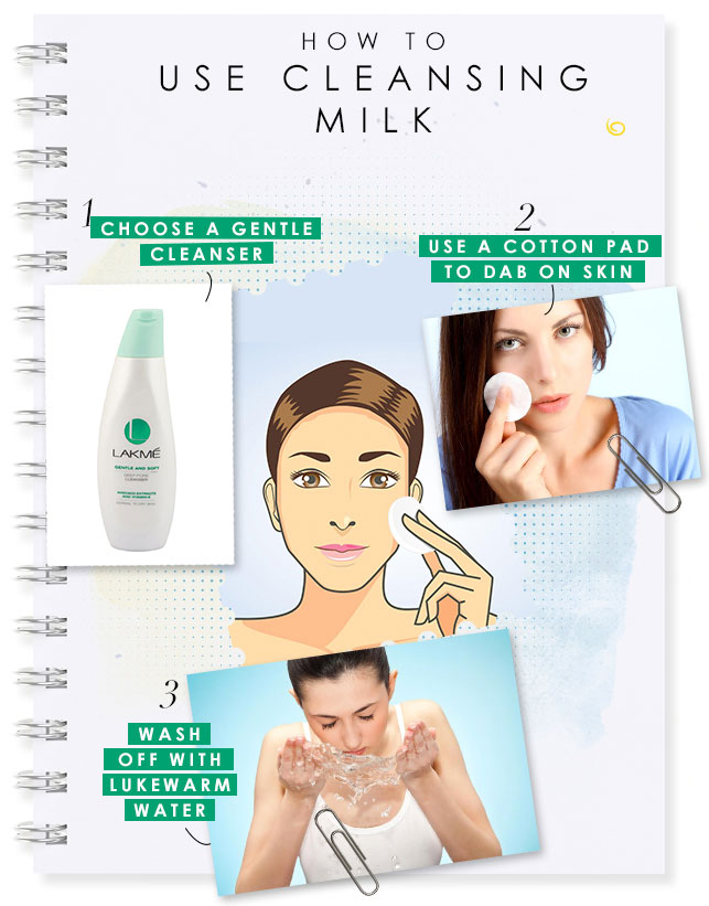 How to Apply Cleansing Milk