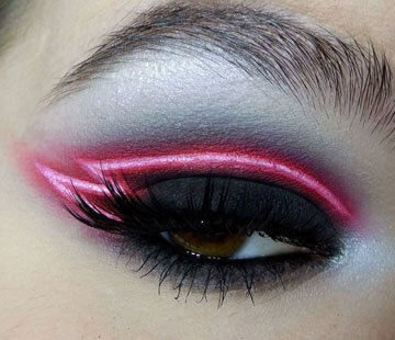 Neon eyeliner