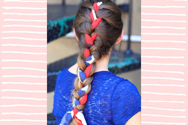 6. Messy Braided Pig-Tails