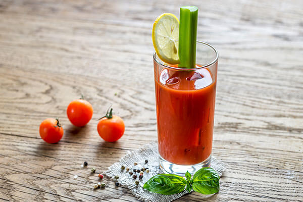 Tomato and celery juice