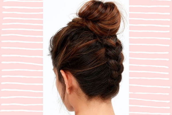 6. Messy Braided Pig-Tails