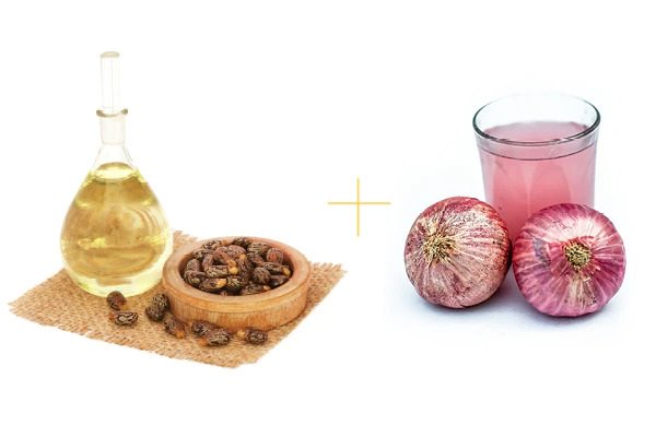 castor oil benefits for hair onion juice