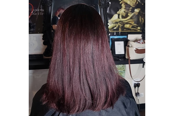 Burgundy color