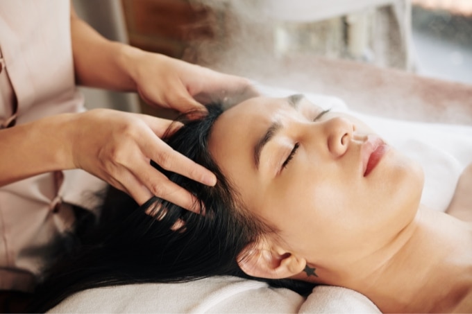 hair oil massage hair oil massage