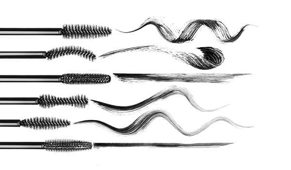 5 different kinds of mascara wands and what they do to your lashes...