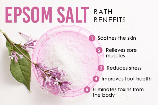 Epsom Salt Bath Benefits And How To Use It At Home