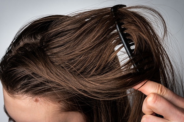 How to prevent oily hair after straightening best sale