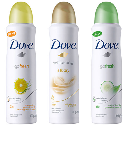 FIVE THINGS YOU DIDN’T KNOW ABOUT THE NEW DOVE GO FRESH DEOS 