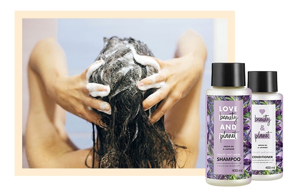 Love Beauty & Planet Argan Oil and Lavender Aroma Smooth and Serene Shampoo + Conditioner Combo Love Beauty & Planet Argan Oil and Lavender Aroma Smooth and Serene Shampoo + Conditioner Combo